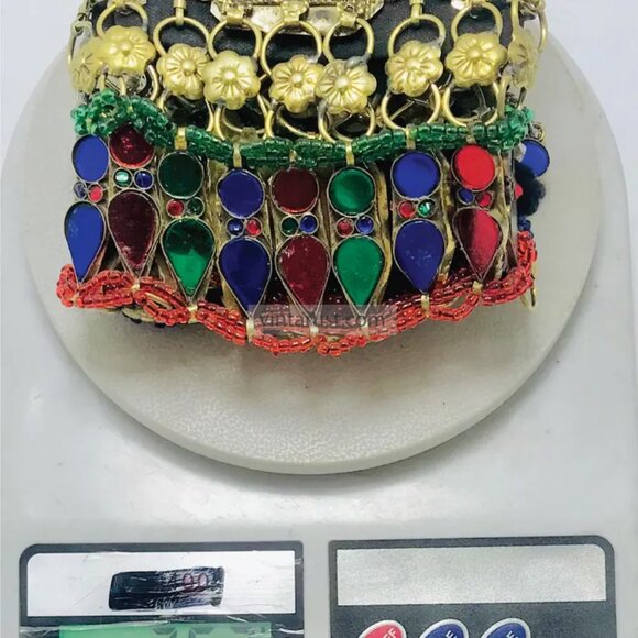 Colorful Choker Necklace, Boho Statement Necklace, Boho Chic Necklace - Picture 9 of 11